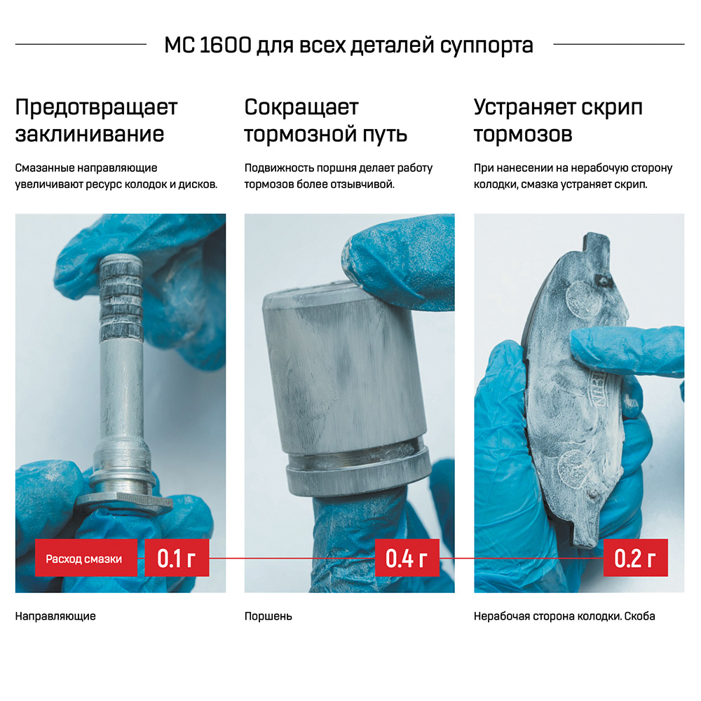 Смазка для суппортов МС 1600